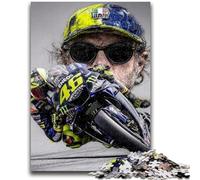 Puzzle 1000 pièces pour Adolescents et Adultes MotoGP, Jeu Stimulant et éducatif en Famille pour Anniversaire et Noël 50x75cm