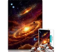Puzzle 1000 pièces pour Adolescents et Adultes Nébuleuse de la Voie lactée Jouets et Jeux éducatifs pour Adultes et Adolescents (Taille 38x26cm)