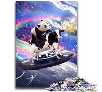 Puzzle 1000 pièces pour Adolescents et Adultes, Panda Mignon et Amusant, Jouets éducatifs et Amusants pour la Maison, Cadeaux d'anniversaire et de Voyage, 50x75cm