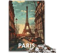 Puzzle 1000 pièces pour Adolescents et Adultes Paris Tour Eiffel pour Les 14 Ans et Plus Cadeaux intéressants pour la réduction du Stress pour Les Amis et la Famille (Taille 38x26cm)
