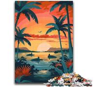 Puzzle 1000 pièces pour Adolescents et Adultes Paysage des îles Galapagos. Difficile à réaliser, mais Amusant et Humoristique. Cadeau d'anniversaire, Cadeaux, décoration Murale (Taille 38x52cm).