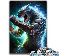 Puzzle 1000 pièces pour Adolescents et Adultes, Personnages de Requins, Jouets éducatifs, activités Amusantes à la Maison, Cadeaux d'anniversaire et de Voyage, 38x26cm