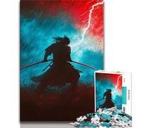 Puzzle 1000 pièces pour Adolescents et Adultes Puzzle 1000 pièces Galaxy Ninja Warrior, Anti-Stress, séjour, Tuer Le Temps, liste de souhaits avec Le Père Noël (Taille 75x50cm)