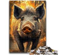 Puzzle 1000 pièces pour Adolescents et Adultes Puzzle Porc-épic 1000 pièces, liste de souhaits avec Père Noël pour Les Enfants de 14 Ans et Plus (38x26cm)