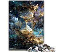 Puzzle 1000 pièces pour Adolescents et Adultes Puzzle sablier Cosmique pour Adolescents, pour Un Jeu Stimulant et Familial (75x50cm)