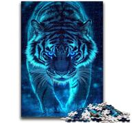 Puzzle 1000 pièces pour Adolescents et Adultes Puzzle Tigre Cosmique pour Adultes Un Jeu Stimulant, idéal comme Cadeau pour Toute la Famille (26x38cm)