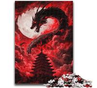 Puzzle 1000 pièces pour Adolescents et Adultes Puzzle Tornade de Foudre pour Adultes, Jeu Stimulant, idéal comme Cadeau pour Toute la Famille (26x38cm)