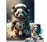 Puzzle 1000 pièces pour Adolescents et Adultes, Puzzles astronautes et Pandas pour Adolescents, Jeux éducatifs, décoration Murale, Cadeaux d'anniversaire et de Noël Uniques (Taille 75x50cm)