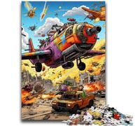 Puzzle 1000 pièces pour Adolescents et Adultes, Puzzles d'avions colorés pour Adultes, Interaction Parent-Enfant intéressante pour réduire Le Stress (50x75cm)