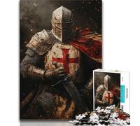 Puzzle 1000 pièces pour Adolescents et Adultes Puzzles Fantasy Warrior pour Adultes, Jeu Familial Anti-Stress, défi Difficile, adapté aux Couples (Taille 75x50cm)