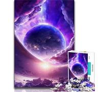 Puzzle 1000 pièces pour Adolescents et Adultes Puzzles Galaxy Fantasy Planet pour Adultes, Jeu Familial Anti-Stress, défi Difficile, adapté aux Couples (Taille 38x26cm)