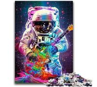 Puzzle 1000 pièces pour Adolescents et Adultes Puzzles psychédéliques pour Adultes, thème Astronaute pour Toute la Famille (50x75cm)