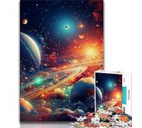 Puzzle 1000 pièces pour Adolescents et Adultes Puzzles Univers colorés pour Adolescents, Jeux éducatifs, décoration Murale, Cadeaux d'anniversaire et de Noël Uniques (Taille 75x50cm)