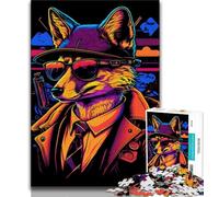 Puzzle 1000 pièces pour Adolescents et Adultes Red Fox Doctor Gangster Teenager Puzzles idéal comme Cadeau pour Toute la Famille à partir de 14 Ans 26x38cm
