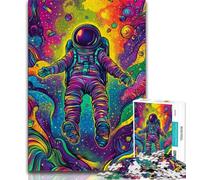 Puzzle 1000 pièces pour Adolescents et Adultes, Rêve d'astronaute, Un Jeu Stimulant, idéal comme Cadeau pour Toute la Famille (38x26cm)