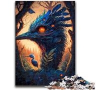 Puzzle 1000 pièces pour Adolescents et Adultes, Royaume enchanté, Autruche Difficile à réaliser, mais Amusant et Humoristique Cadeau d'anniversaire, Cadeaux, décoration Murale 50x75cm