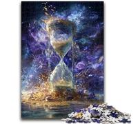 Puzzle 1000 pièces pour Adolescents et Adultes Sablier Cosmique Jeux Amusants en Famille Cadeaux pour Amis et Famille À partir de 14 Ans 50x75cm