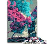 Puzzle 1000 pièces pour Adolescents et Adultes, Sculpture mystérieuse, Puzzle 1000 pièces, liste de souhaits avec Père Noël, pour Les Enfants de 14 Ans et Plus (38x26cm)
