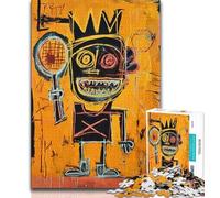 Puzzle 1000 pièces pour Adolescents et Adultes, Style Robot Basquiat, Jouets éducatifs, Jeux Anti-Stress, Cadeaux d'anniversaire Uniques (Taille 38x26cm)