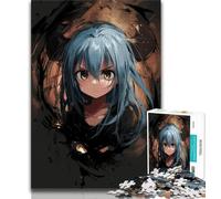 Puzzle 1000 pièces pour Adolescents et Adultes, thème Anime Demon Girl, pour Jeu éducatif, défi, Cadeau d'anniversaire, décoration Murale (Taille 38x26cm)