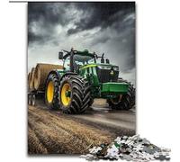 Puzzle 1000 pièces pour Adolescents et Adultes Tracteur agricole, Anti-Stress, défi Difficile, Cadeaux du Père Noël Secret (Taille 26x38cm)