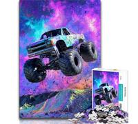 Puzzle 1000 pièces pour Adolescents et Adultes, véhicule Tout-Terrain psychédélique, Jouets éducatifs, Anti-Stress, Cadeaux et Jouets exceptionnels (75x50cm)
