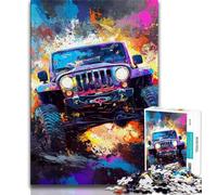 Puzzle 1000 pièces pour Adolescents et Adultes, véhicules Tout-Terrain, Jeu éducatif Familial, décoration Murale, Cadeaux d'anniversaire et de Noël Uniques (38x26cm)