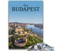 Puzzle 1000 pièces pour Adolescents et Adultes Visitez Budapest Jeu Stimulant et éducatif en Famille pour Anniversaire et Noël (Taille 38x52cm)