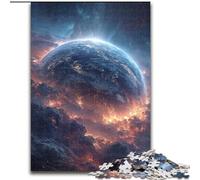 Puzzle 1000 pièces pour Adolescents et Adultes Vue éthérée de la Terre, pour 14 Ans et Plus pour Une soirée de Jeux en Famille Collection d'artistes, Beaux-Arts (Taille 26x38cm)