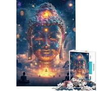 Puzzle 1000 pièces pour Adolescents Éveil Divin Vision Cosmique du Bouddha Jeu Manuel et éducatif Cadeau d'anniversaire Niveau de difficulté : Difficile (38x26cm)