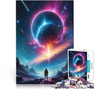 Puzzle 1000 pièces pour Adolescents Exploration Spatiale Jeux éducatifs Décoration d'intérieur Une œuvre d'art 38x26cm