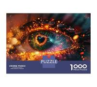 Puzzle 1000 Pièces pour Adolescents Eye of Fire Ignite Passion & Vision Puzzles pour Adultes : Améliorent La Mémoire - Difficile Et Stimulant - Cadeaux De Noël Et d'anniversaire 52x38cm/1000pcs