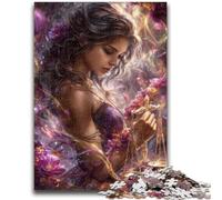 Puzzle 1000 pièces pour Adolescents Fantasy Dark Girl Aide Le Cerveau à exercer des Jouets addictifs pour cultiver la Patience Décoration Parfaite 50x75cm