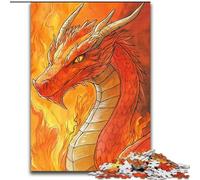 Puzzle 1000 pièces pour Adolescents Fantasy Dragon, Jouet éducatif idéal comme Cadeau pour Toute la Famille à partir de 14 Ans (Taille 26x38cm)