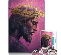 Puzzle 1000 pièces pour Adolescents Fantasy Jesus Teenager Jigsaw Apprentissage éducatif pour est idéal comme Cadeau pour Toute la Famille 38x26cm