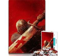 Puzzle 1000 pièces pour Adolescents Fantasy Knight, Jouet éducatif Anti-Stress, Cadeau pour Amis et Famille (Taille 38x26cm)
