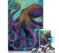 Puzzle 1000 pièces pour Adolescents Fantasy Octopus 1000 pièces pour Adolescents, idéal comme Cadeau pour Toute la Famille Convient aux Enfants de 14 Ans et Plus (Taille 38x26cm)