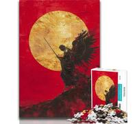 Puzzle 1000 pièces pour Adolescents Fantasy Warrior Puzzle Adulte, Anti-Stress, défi Difficile, Cadeaux du Père Noël Secret (Taille 75x50cm)