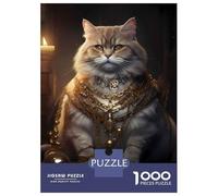 Puzzle 1000 Pièces pour Adolescents Fat Cat Rich King Puzzles pour Adultes - Jeu Manuel - Améliore La Mémoire - Cadeaux d'anniversaire Et Cadeaux Uniques 70x50cm/1000pcs
