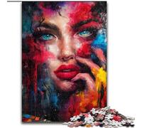 Puzzle 1000 pièces pour Adolescents : Femme Africaine, Jeu Stimulant et Jeu Familial Une œuvre d'art pour Les 14 Ans (Taille 50x75cm)