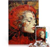 Puzzle 1000 pièces pour Adolescents Femme mécanique Jouets éducatifs d'apprentissage est idéal comme Cadeau pour Toute la Famille 38x26cm