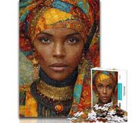 Puzzle 1000 pièces pour Adolescents, Femmes africaines, 1000 pièces pour Adultes et Adolescents, liste de souhaits avec Le Père Noël, pour Les 14 Ans, 50x75cm