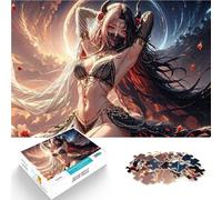 Puzzle 1000 pièces pour Adolescents Fille d'anime Claire et Sombre Soulagement du Stress est idéal comme Cadeau pour Toute la Famille 52x38cm