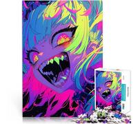 Puzzle 1000 pièces pour Adolescents Fille Monstre d'Anime Jouets Jeux éducatifs Soulagement du Stress Une œuvre d'art 38x26cm