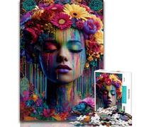 Puzzle 1000 pièces pour Adolescents, Fille Tournesol, Jouets éducatifs, Jeux familiaux, Anniversaires et Cadeaux Uniques, 75x50cm