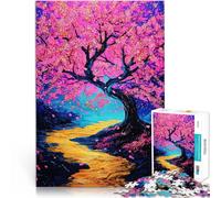 Puzzle 1000 pièces pour Adolescents Fleur de Cerisier pour Le Jeu éducatif Challenge Toy Car C'est Un pour Toute la Famille 75x50cm