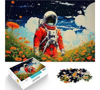 Puzzle 1000 pièces pour Adolescents Fleur de l'espace Jouet éducatif d'apprentissage Renforcer l'amour Entre Les Couples 52x38cm
