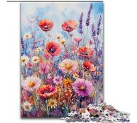 Puzzle 1000 pièces pour Adolescents, Fleurs aquarelles, Jeux, Jouets, Cadeaux d'anniversaire Uniques pour Les Enfants de 14 Ans et Plus (Taille 26x38cm)