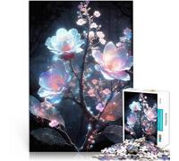 Puzzle 1000 pièces pour Adolescents Fleurs de Prunier éthérées Jouets éducatifs d'apprentissage Œuvre d'art 52x38cm