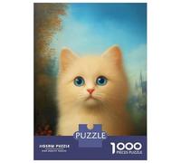 Puzzle 1000 Pièces pour Adolescents Fluffy Kitten Puzzles pour Adultes, Jeu De Réflexion, Assemblage De Motifs, Cadeaux d'anniversaire Et Cadeaux Uniques 70x50cm/1000pcs